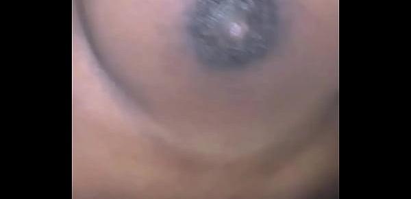  Fucking my thick black girlfriend with big boobs